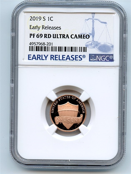 2019 S 1C Lincoln Cent NGC PF69UCAM Early Releases